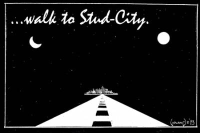 ...Walk to Stud-City