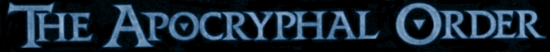 The Apocryphal Order logo