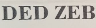 Ded Zeb logo