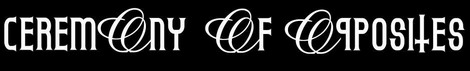 Ceremony of Opposites logo