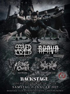 Heavy New Year live @ Backstage - 2.1.27 - Served Cold - A Rising Chapter- Swept Into Decay - Apava