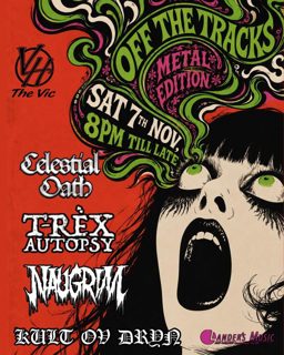 Off The Tracks Sat 7th November - Metal Edition