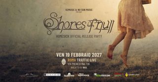 Shores Of Null "Homesick" official release party @ Traffic Live; Roma.