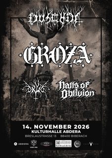 Düschda mit Groza, Halls of Oblivion und Drud