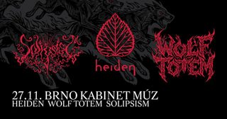 HEIDEN × SOLIPSISM × WOLF TOTEM | Kabinet MÚZ | 27. 11. 2026